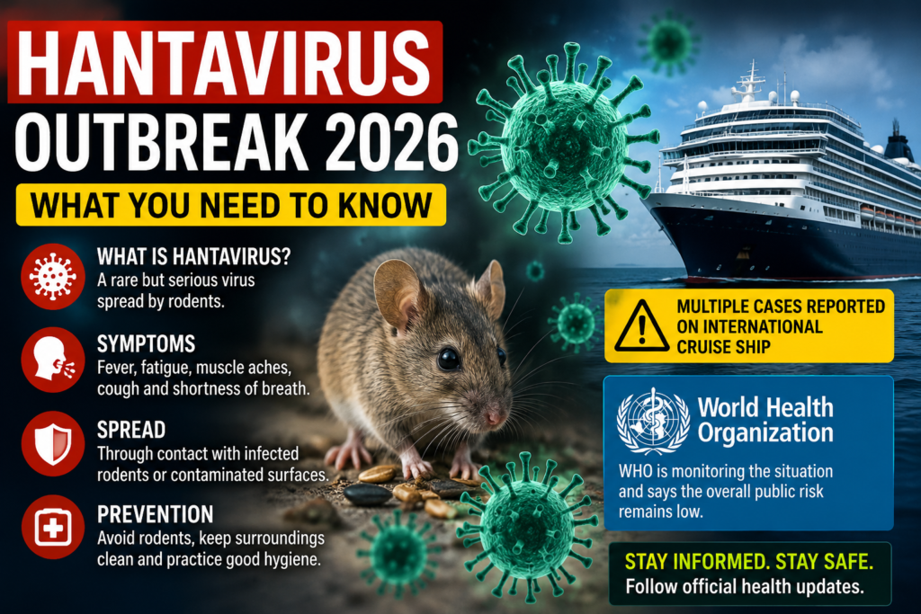 Hantavirus Outbreak 2026: Symptoms, Spread, WHO Updates and Global Health Concerns
