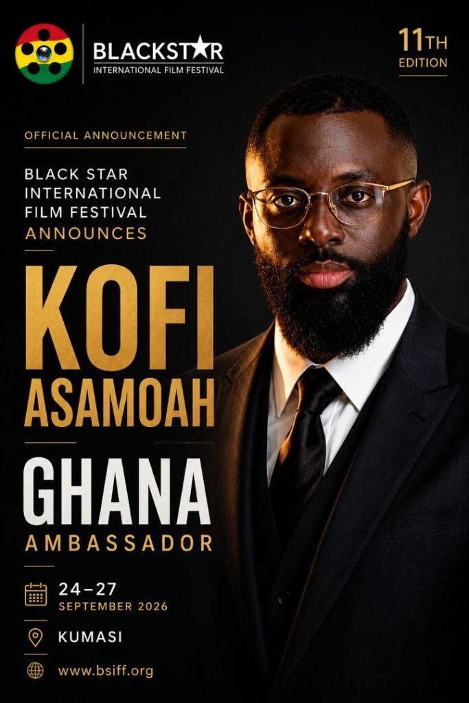 BSIFF Names Kofi Asamoah Ghana Ambassador Ahead of 11th Edition
