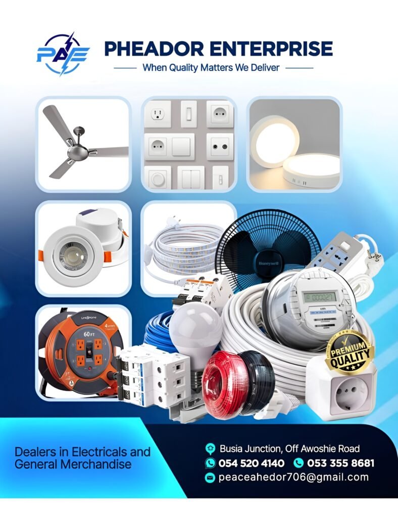 Pheador Enterprise: Quality Electrical Solutions for Modern Living