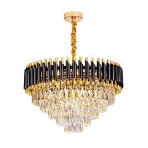 Black Golden Crystal Chandelier