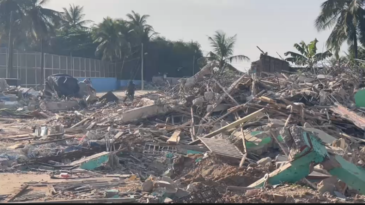 La Pleasure Beach demolition
